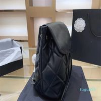 yaz sırt çantası klasik tasarımcı çanta moda kuzu derisi malzeme nakış logosu sırt çantası seyahat çantası günlük işe gidip gelme çantası