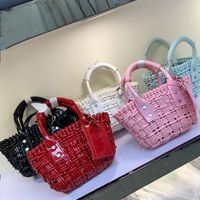 Woven Basket Bags Women Designer Crossbody Bags Fashion Holi...