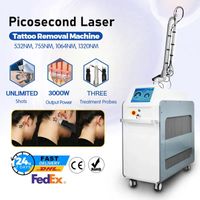 NUEVO Q Switched Picosegundo máquina láser manchas de edad eliminación de tatuajes 1064nm 755nm 532nm picolaser reducir piel Pico Laser tratamiento salón de belleza dispositivo