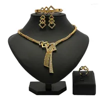 Necklace Earrings Set Dubai 24K Gold Plated Designer Custom ...