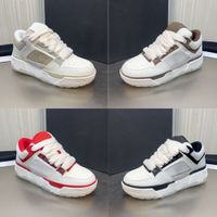 Designer MA- 1 Bread Shoes Couple Sneaker Leather Round Toe C...