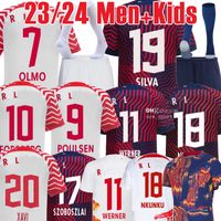 23 24 Rbl Nkunku Silva Soccer Jersey Leipzigs Kit Home Away Third 2023 2024  Football Shirts Haidara Olmo Szoboszlai Poulsen Klostermann Forsberg Men  Kids Unifor - China 23 24 Rbl Nkunku Silva