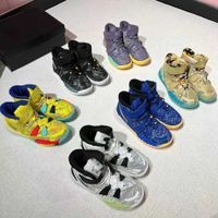 Children kids Designer Kyrie 7 Basketball Shoes boys girls s...