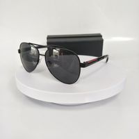 Black Sunglasses For Mens Women Designer Luxury Alloy Metal ...
