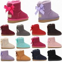 Kids Warm Bow Boots Children Classic Mini Half Snow ugglie B...