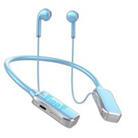 Auriculares inalámbricos auriculares Bluetooth 1000 mAh Long Standby Libra de batería TF Auriculares Tf Auriculares para Samsung Tipo C de carga C de banda para el cuello en el oído Evisiones de eSports