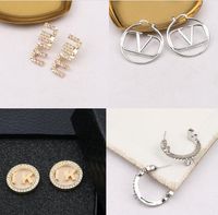 23ss 20style Mixed Style Brand Designer Letters Stud Hoop 18...