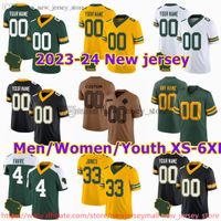 Custom S- 6XL DIY Football Jersey Stitched 12 AaronRodgers 2 ...