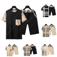 Mens Tracksuits Designer Suit Two Piece Set Fashion T Shirt ...