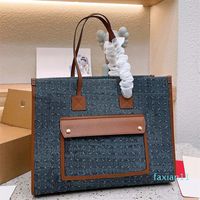 designer tote bags Denim handbag women fashion shoulder shop...