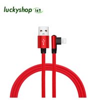 USB Micro Cable 2A 90 Degree Elbow Data Cable Charger Cord f...