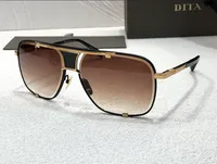 A Dita Mach Five 2087 Designer-Brille Sonnenbrille Designer Herren Damen Metall rahmenlose einteilige Luxusmarken-Sonnenbrille Original-Qualitätshöhen