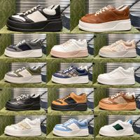 Classic Uomo Donna Chunky B Scarpe casual Denim Sneakers patchwork in vera pelle Chunky con lacci in tela con plateau Scarpe da ginnastica da uomo 35-45
