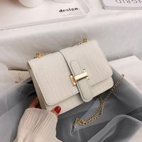이브닝 가방 프렌치 가방 여자 2023 세련된 체인 크로스 바디 패션 텍스처 싱글 어깨 작은 사각형 지갑