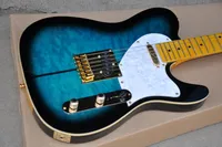 Guitarra eléctrica de telecaster telecaster telecaster de Tuff personalizada con Merle Haggard Signature Maple Diftonboard Gold Hardwares BlueBurst