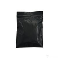 500 teile/los Qualität Schwarz Kunststoff 5*7 cm Undurchsichtig Paket Tasche Selbstdichtung Geruchssichere Verpackungsbeutel Wiederverschließbare Zip-Lock Lebensmittelverpackung Aufbewahrungsbeutel