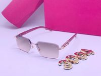 Kadın Tasarımcı Goggle Beach Güneş Gözlükleri için Güneş Gözlüğü Kadın Retro Kare Çerçeveler Tasarım UV400 Box3004 ile En İyi Kalite