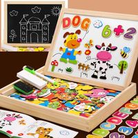 380pcs Play Magnatab Magnetic Drawing Board PADs Play Stylus baby learning  toys Erasable Magna Doodle Pads toy for kids gifts