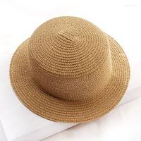BERETS 2023 유럽계 미국인 해변 부모-자녀 여름 여름 여자 태양 모자 양동