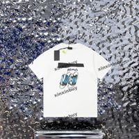 xinxinbuy Men designer Tee t shirt 23ss Paris Slipper print ...