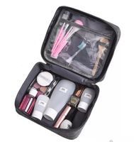 High Capacity Women makeup bag toiletry bag With Zipper Port...