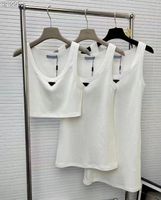Damen Designer Kleider Fashion Letters Print Röcke mit umgekehrtem Dreieck Sommer Lässige Westen Ärmelloses Crop Top 3 Farben Optional