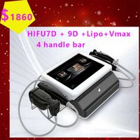 tragbare Mini-Hifu-Lipo 7d-Schlankheitsmaschine 4 Lipome Fettabsaugung vmax 4d 9d 11d-Liposomen mit 13-mm-Patronen zur Fettreduzierung V-Linienbehandlungs-Schönheitsmaschine