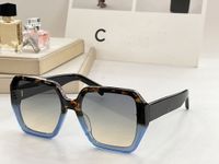 مصمم نظارات شمسية كبار الرسائل الفاخرة CE Square Frame 143s نساء نظارة شمسية سوداء كبيرة الحجم