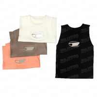 Hollow Letter Dress Tanks Tops para mujer Diseñador Chaleco de punto Vestido Verano Camisetas Ropa