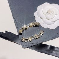 Luxury Designer Brand Letter Brooches Women Jewelry Brooch L...