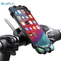 Montaggio del cellulare Montaggio dei titoli Raxfly Bike Bicycle Mobile Mobile Moto su Suporte Celular per I Samsung Xiaomi GSM Houder Fiets W0413