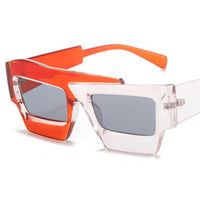 Hip Hop Gafas de sol Unisex Personas Sol Rectángulo Anti-UV Spectacles Marco de mosaglos