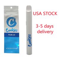 Kekse Wiederaufladbarer Einweg-Vape-Stift USA LAGER Leere Beutelverpackung E-Zigaretten 350-mAh-Akku mit Druckspitze Keramikhülse Dicke Ölverdampferkartusche