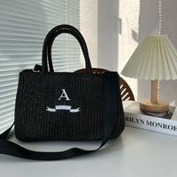 Женщины роскошные сумочки дизайнер пляжные сумки высокий качество модная вязаная сумка сумка для плеча большая сумка для торговых покупок