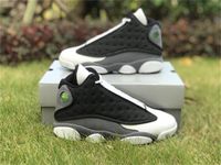 2023 إطلاق أحذية أصيلة Air 13 13S Black Flint Black/University Red-Flint Grey-White DJ5982-060 Men Women Sports Sneakers with Original Box Size 40-47.5