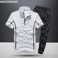 Männer Trainingsanzüge 2023 Sommer Klassische Mode Kurzarm T-Shirt Anzug Lässig Komfort Große Größe Hohe Qualität Sport M 5XL 230414