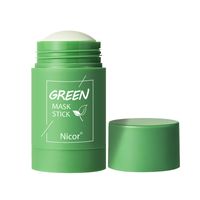 Trucco Maschere facciali per la cura della pelle Maschera facciale profonda per la pulizia del tè verde alla melanzana solida