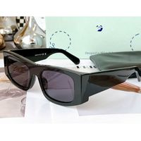 Óculos de sol de luxo Estação 23SS Temporada Lucio Molduras retangulares para mulheres Designer Black Acetato Sunglasses OERI056 Tons externos para homens com caixa original
