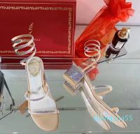 Designer sandalo femminile pannelli a basso tallone cristalli di cristalli sandali tallone decorativo sandali rhinestone estate sexy sexy scarpa da sera di lusso rossa dorata con scatola
