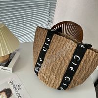 Summer Luxury Beach Handbag Crochet Designer tote Fashion Vi...