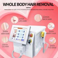 Máquina de remoção de cabelo de laser de gelo de diodo 2022 808nm Professional 755nm 1064nm permanente de pele de pele de pilão indolor Equipamento de cicatrizes de acne