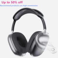 Para airpods Max Headphones da cabeça AirPods Pro 2 TPU Caso de viagem protetora de couro