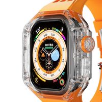 Smart watch Ultra 8 49mm Watch Series 8 black white orange m...