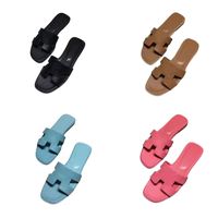 Tasarımcı Chypre Sandalet Oran Terlik Lüks Sandal Kadın Slaytlar Düz Flip Flops Timsah Deri Slide Ladies Beach Sandalet Yaz Orijin Deri Slicep Boyutu 34-43