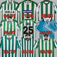 2001 2002 Real Betis Fußballtrikots 93 94 95 96 97 1998 Retro REAL 76/77 1982 1985 FERNANDO DENILSON ALFONSO 2003 2004 JARNI Tops Vintage Fußballtrikot