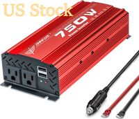 US Stock, 750W Modified Sine Wave Power Inverter DC 12V to A...