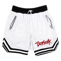 Men' s Shorts Anime Berserk Summer Beach Five Pants Fash...