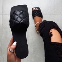 New Square Toe Flat Bottom European and American Sandals and...