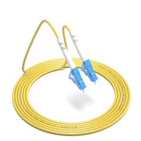 LC/UPC -LC/UPC SM Cabo de jumper de fibra óptica - Extensão de núcleo único de 2 mm de cordão