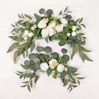 Decorative Flowers Artificial Wedding Arch Kit Floral Decora...